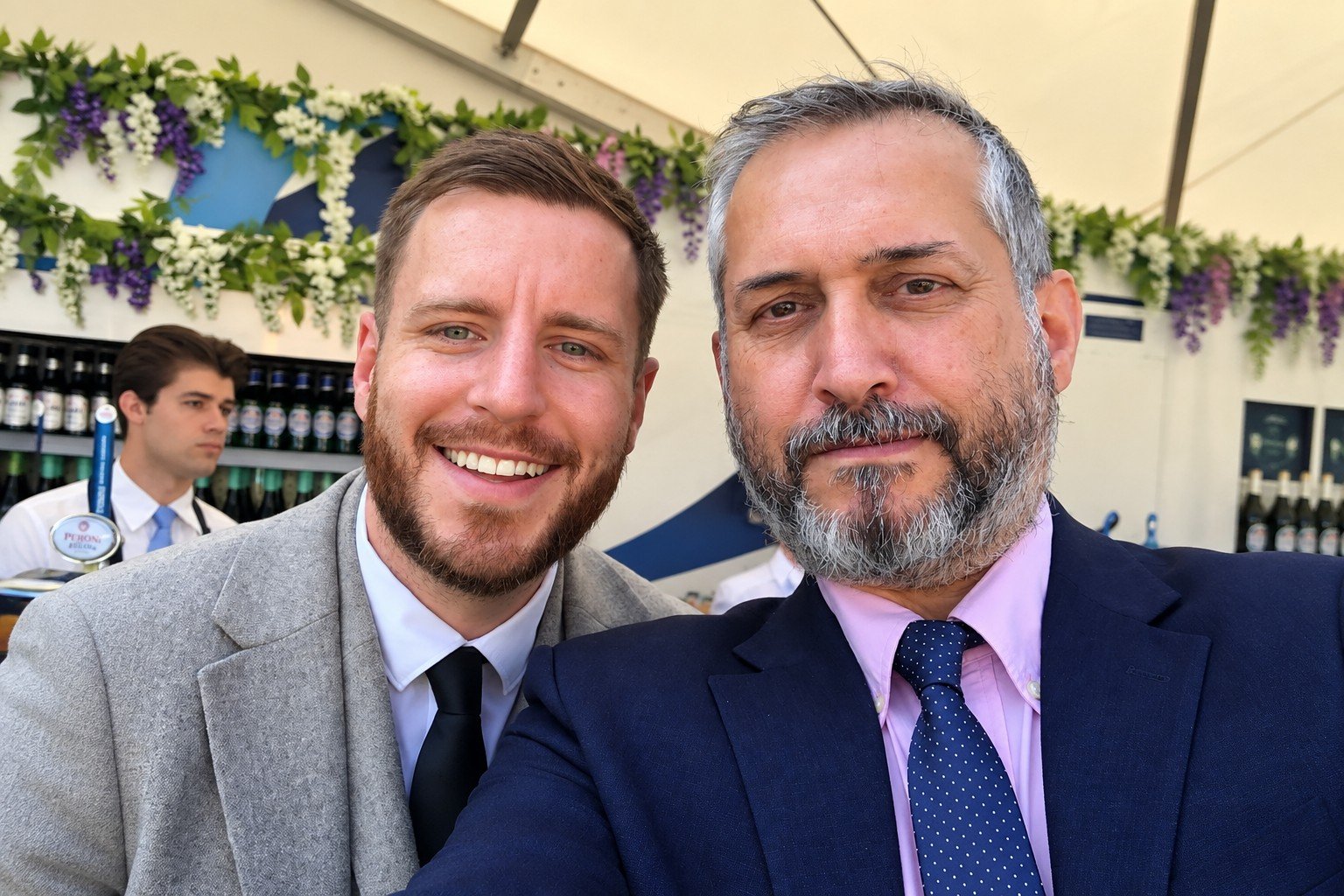 Phil Price alongside a colleague, reflecting the personal and collaborative approach of Pro Partnership business support.